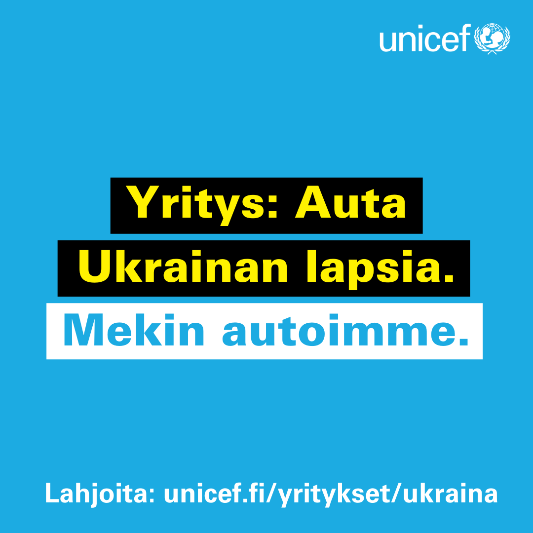 2022-ukraina-apu-lapset-unicef-yritykset